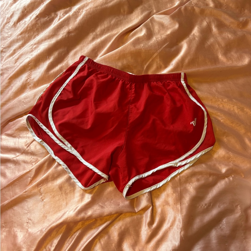 Women's Red Varsity Shorts